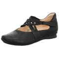 Riemchenballerina THINK Gr. 37, schwarz Damen Schuhe Business-Halbschuhe