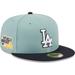 Men's New Era Light Blue/Navy Los Angeles Dodgers Beach Kiss 59FIFTY Fitted Hat