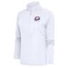 Women's Antigua White Stockton Ports Tribute Half-Zip Pullover Top