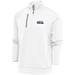 Men's Antigua White Capital City Go-Go Generation Quarter-Zip Pullover Top