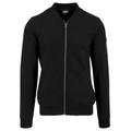 Sommerjacke URBAN CLASSICS "Herren Sweat Bomber Jacket" Gr. S, schwarz (black) Herren Jacken Übergangsjacken