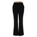 Nine West Dress Pants - High Rise Flared Leg Boyfriend: Black Bottoms - Women's Size 10