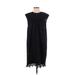 Who What Wear Casual Dress - Shift: Black Dresses - Women's Size Small