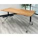 66" x 30" Solid Wood / Beech Flip Top Training Table