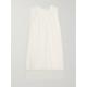 Max Mara - Bobbio Fringed Linen-twill Tank - White