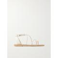 Ancient Greek Sandals - Meloivia Leather Sandals - Ivory