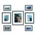 Wayfair Basics® Dreketi 7 Piece MDF Wood Picture Frames Gallery Wall Frames Walling Hanging Decor Set in Blue 49F15E10878741E18301C1E63E8C2880