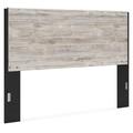 Signature Design by Ashley Vessalli Queen Panel Headboard Wood in Black/Brown/Gray | 51.5 H x 79.25 W x 1.5 D in | Wayfair B1036-58