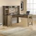 Saint Birch Modern Farmhouse Hutch Desk Wood in Brown | 54 H x 59 W x 59 D in | Wayfair SBOF01012001HDRO