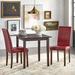 Winston Porter Bartron 2 - Person Dining Set Wood in Brown | 29.5 H x 29.5 W x 29.5 D in | Wayfair 7DC5E6E209874BD6BD378D585CFBF5D4