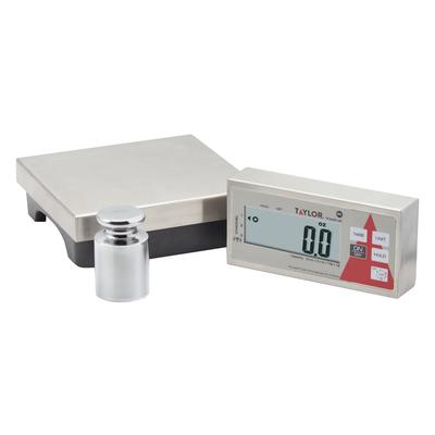 Taylor TE32WDAR Digital Portion Control Scale - 7" x 6 7/10", Stainless Steel