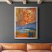 Red Barrel Studio® Cadmium Winter Solstice II Premium Framed Print - Ready To Hang Paper, in Blue/Brown/Orange | 30.5 H x 22.5 W x 1 D in | Wayfair