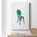 Red Barrel Studio® Take A Seat VIII Premium Gallery Wrapped Canvas - Ready To Hang Canvas, Solid Wood in Black/Green | 27 H x 18 W x 1 D in | Wayfair