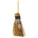 BESTONZON Rustic Hanging Witch Broom Pendant Household Witch Broom Car Hanging Decoration