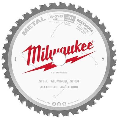 MILWAUKEE TOOL 48-40-4225 6 7/8 in. 36 Tooth Metal Cutting Circular Saw Blade