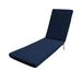 Indoor/Outdoor Water-Resistant Chaise Lounge Cushions Water and Stain Resistant Patio Cushions 73.6x23.3x2.56 Inch Blue