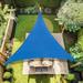 Artpuch 12 x12 x12 Customize Sun Shade Sail Blue UV Block 185 GSM Commercial Triangle Outdoor Covering for Backyard Pergola Pool (Customized Available) AT-10T