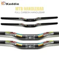 KEDDIE-Guidon en carbone noir mat pour VTT accessoires de vélo 31.8x580-720mm 740mm 760mm