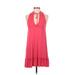 Jun & Ivy Casual Dress - Popover: Pink Dresses - Women's Size X-Small