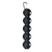 Golf Ball Holder Holds 5 Golf Balls Storage Golf Tool Hook Clip Golf Pouch for Golf Club Equipment Outdoor Sports Black