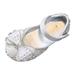 Children Dance Shoes Fashion Spring Summer Girls Performance Princess Shoes Rhinestone Pearl Sequins Bowknot Lightweight Comfortable Baby Daily Footwear Casual First Walking