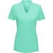 SWISSWELL Women Polo Shirts Moisture Wicking Polka Dot Polo Golf Shirts for Women Slim Fit Apparel Athletic Tennis Casual T-Shirts Green S