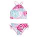 QWANG Toddler Swimsuit Girl 4T Swimsuit Girls Swimsuit Girls 3-14 Girls Tankini Swimsuits Pink