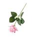 DISHAN Artificial Flower with Green Leaves Realistic Looking Multiple Layers Petals Real Touch Rose Branch Stem Simulation Flower Decoration Home Decor