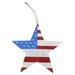 TUTUnaumb American Independence Day Decoration Wooden Pendant DIY Decoration Wooden Pendant Hanging Ornaments Wall-Mounted Decor Patriotic Decoration Signs Memorial Day 4th of July Party Home Decor-B