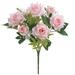 Mduoduo 7 Heads Artificial Flowers Silk Flower Rose Flower Fake Rose Bouquet Fake Rose Fake Roses Artificial Silk Flowers Faux Rose Flower Long Stems Bouquet Wedding Home Party