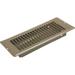 1 PK United States Hardware V-057IB-United States Hardware 4 In. x 10 In. x 1-5/16 In. Brown Steel Floor Register