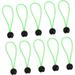 20 Pcs Tent Bungee Cord Tents for Camping Heavy Duty Bungee Cords Spring Ties Bungee Cord with Ends Elastic Rope Cord Adjustable Bungee Straps Black Bungee Cord Linoleum