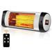 1 500 Watt 3 Mode Wall-Mounted Electric Infrared Heater with Remote Control