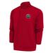 Men's Antigua Red Great Lakes Loons Big & Tall Generation Quarter-Zip Pullover Top