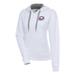 Women's Antigua White Stockton Ports Victory Pullover Hoodie