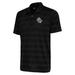 Men's Antigua Black Rocket City Trash Pandas Compass Polo