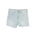 American Eagle Outfitters Denim Shorts: Blue Print Bottoms - Women's Size 2 - Light Wash