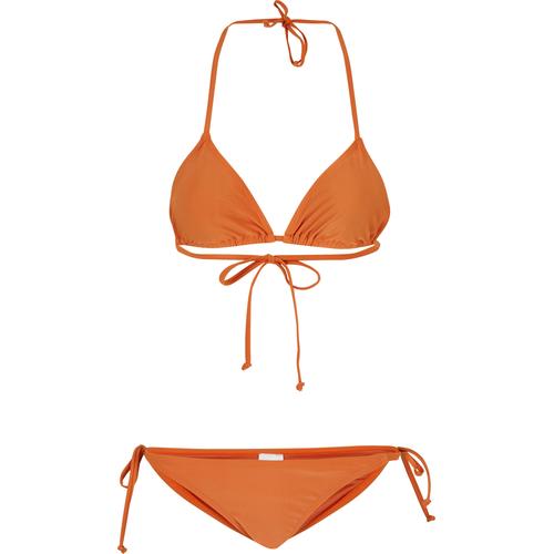 „Bügel-Bikini URBAN CLASSICS „“Damen Ladies Recycled Triangle Bikini““ Gr. S, N-Gr, orange (vintageorange) Damen Bikini-Sets Ocean Blue“