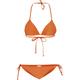 Bügel-Bikini URBAN CLASSICS "Damen Ladies Recycled Triangle Bikini" Gr. S, N-Gr, orange (vintageorange) Damen Bikini-Sets Ocean Blue