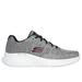 Skechers Men's Skech-Lite Pro - Faregrove Sneaker | Size 10.0 | Gray/Red | Textile/Synthetic | Vegan | Machine Washable