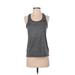 Adidas Active Tank Top: Gray Activewear - Women's Size Small