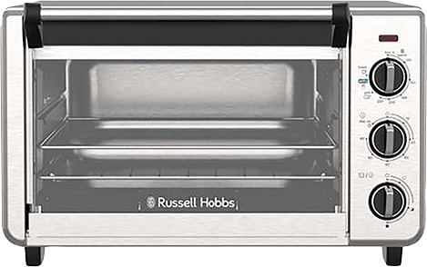 „RUSSELL HOBBS Minibackofen „“Express AIRFRY 26680-56″“ Minibacköfen 12 l nutzbare Kapazität – 5 Funktionen, AirFry Technologie grau (edelstahl) Minibacköfen“