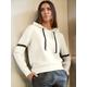 Sweatshirt HEINE Gr. 48, beige (ecru) Damen Sweatshirts