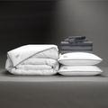 Pillow Guy Standard Cotton 10 Piece Comforter Set Down/Cotton Sateen in Black | Full Comforter + 9 Additional Pieces | Wayfair PG-BN-TCD-CH-F