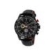 Gv2 9923 Mens Scuderia Swiss Quartz Multifunction Chrono Leather Watch - Black - One Size