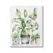 Stupell Industries Au-777-Canvas Potted Plant Garden Botanicals On Canvas by Ziwei Li Graphic Art Canvas in Gray/Green | Wayfair au-777_cn_24x30