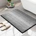 Eider & Ivory™ Zager Microfiber Soft Chenille Bath Rug w/ Non-Slip Backing Microfiber | 36 H x 24 W x 0.8 D in | Wayfair