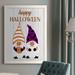 The Holiday Aisle® Gidas Halloween Gnomes - Single Picture Frame Print on Canvas Canvas, in Indigo/Orange/White | 37.5 H x 27.5 W x 1 D in | Wayfair