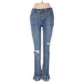 Free People Jeans - Mid/Reg Rise: Blue Bottoms - Women's Size 27