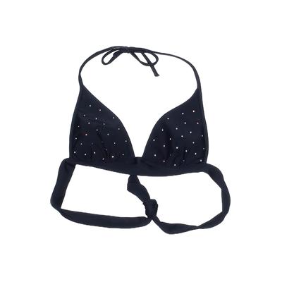 Leonisa Swimsuit Top Black Polka Dots Halter Swimwear - Women's Size 10